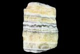 Free-Standing, Banded Zebra Calcite - Mexico #155775-1